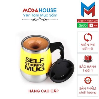 CỐC PHA CAFE TỰ KHUẤY - LY TỰ ĐỘNG KHUẤY CAFE THÔNG MINH LÕI INOX - MÀU NGẪU NHIÊN  MozaHouse  - MozaHouse