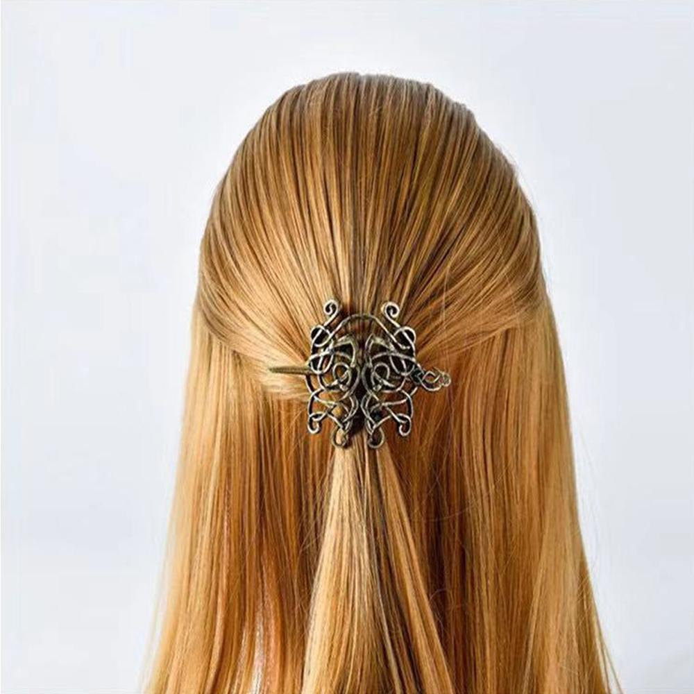 Kẹp Tóc MIH Celtic Cho Nữ|Kẹp Tóc Dạng Trượt Bằng Kim Loại