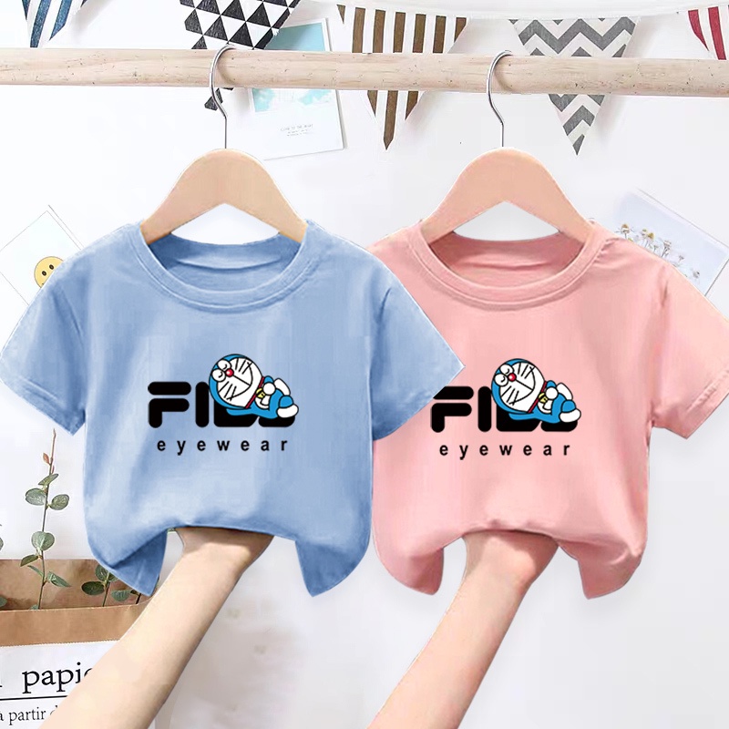 Áo Thun In Hình Hoạt Hình Phong Cách Hàn Quốc Cho Bé Gái