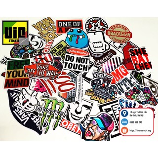 Hình dán nón bảo hiểm CẮT SẴN dán mũ bảo hiểm, vali, máy tính,xe, tủ lạnh, nhà....