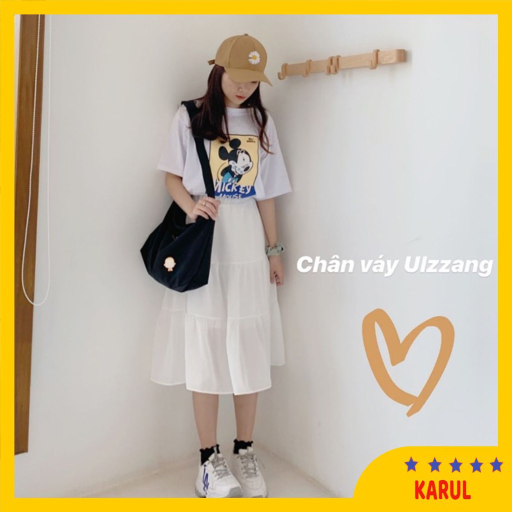 Chân váy voan tầng 2 lớp
