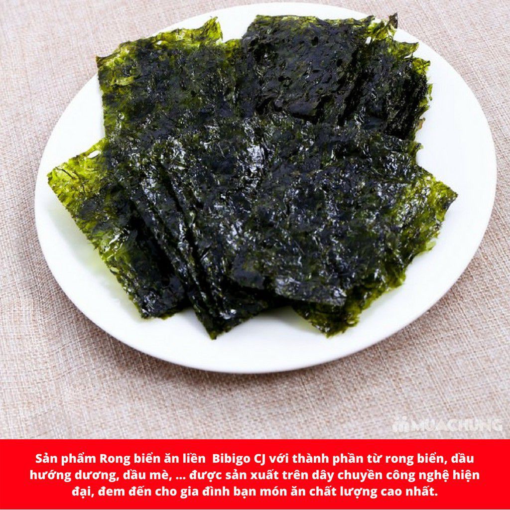 Rong Biển Ăn Liền Hàn Quốc Gói 5g – Lá Kim Sấy Khô, Cuộn Cơm Cho Bé Tẩm Gia Vị Ăn Liền DONGYANG