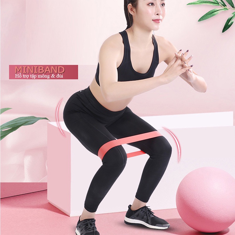 Dây Kháng Lực Tập Gym dây đàn hồi kháng lực - Chuyên tập Mông - cực bền không lo bị xoắn