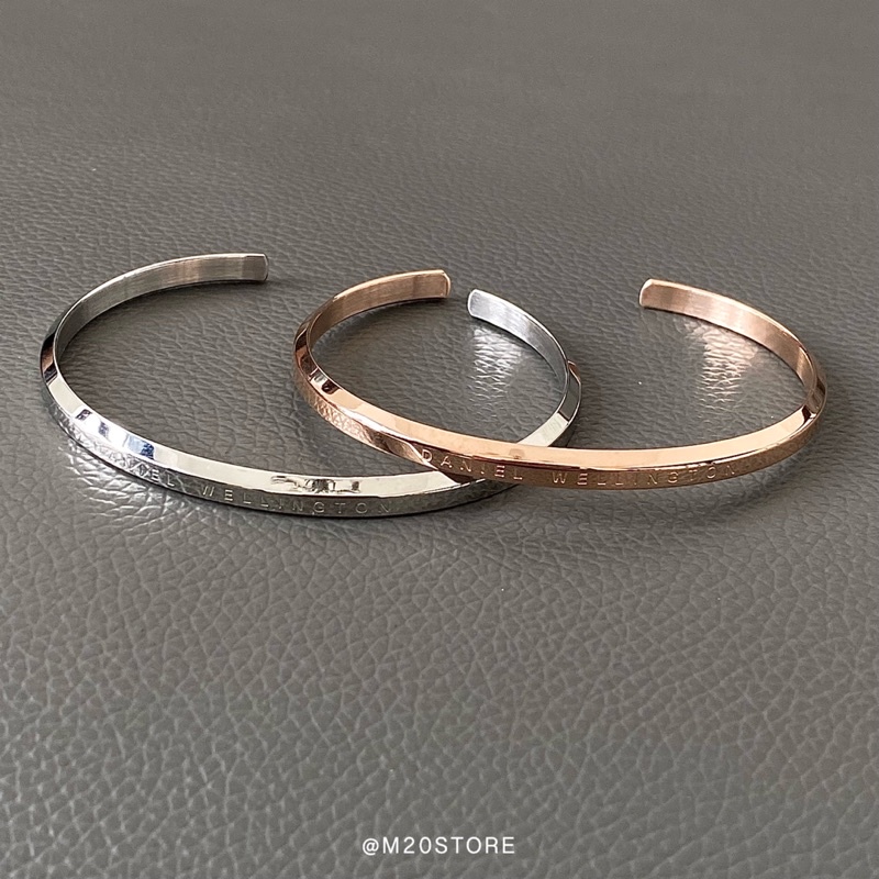 Vòng Tay Cuff Thép TiTan Chống Gỉ,Kiềng DW Nam Nữ Dạng Cuff Phù Hợp Mang Đôi Couple