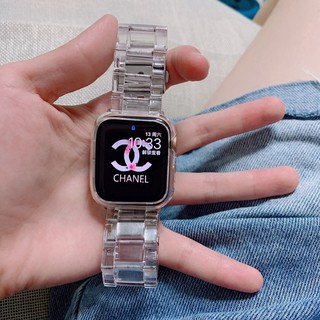 Dây Đeo Bằng Nhựa Trong Suốt Cho Đồng Hồ Thông Minh Apple Watch Series 6 SE 5 4 3 2 1 38mm 40mm 42mm 44mmbaseus