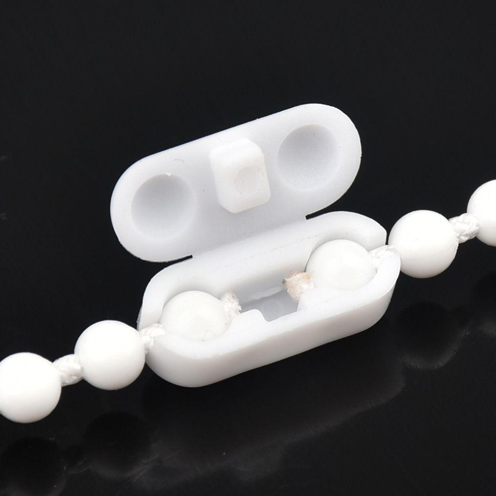 HARRIETT Phụ Kiện Rèm Cửa Bằng Nhựa Màu Trắng Chất Lượng Cao