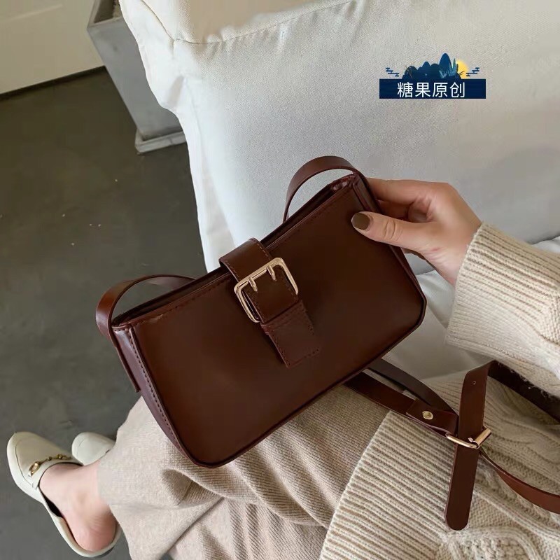 Túi đeo chéo nữ, đeo vai phong cách thời trang hot TI7058