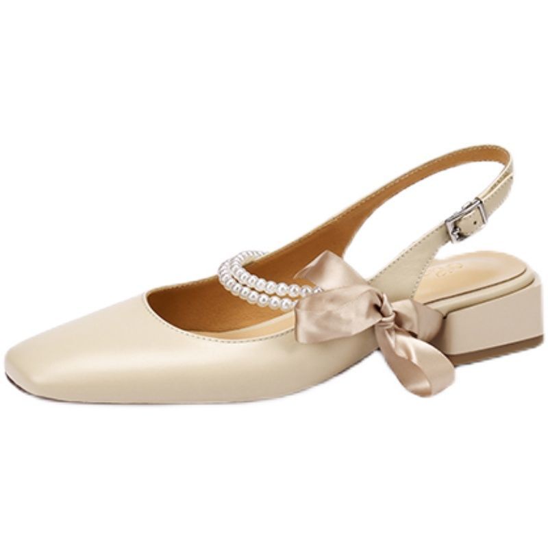 Sandal Mũi Vuông Thiết Kế Mới Thời Trang