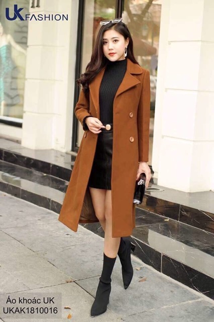 Măng tô dáng dài siêu thời trang AD27