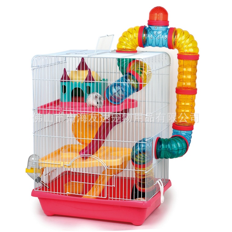 Lồng hamster lâu đài cao cấp sang trọng, đầy đủ phụ kiện