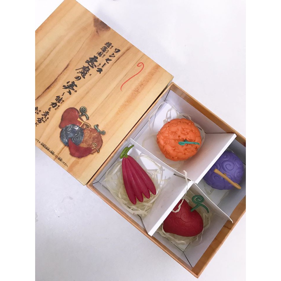 Mô hình đồ chơi One piece bộ 4 trái ác quỷ loại nhỏ