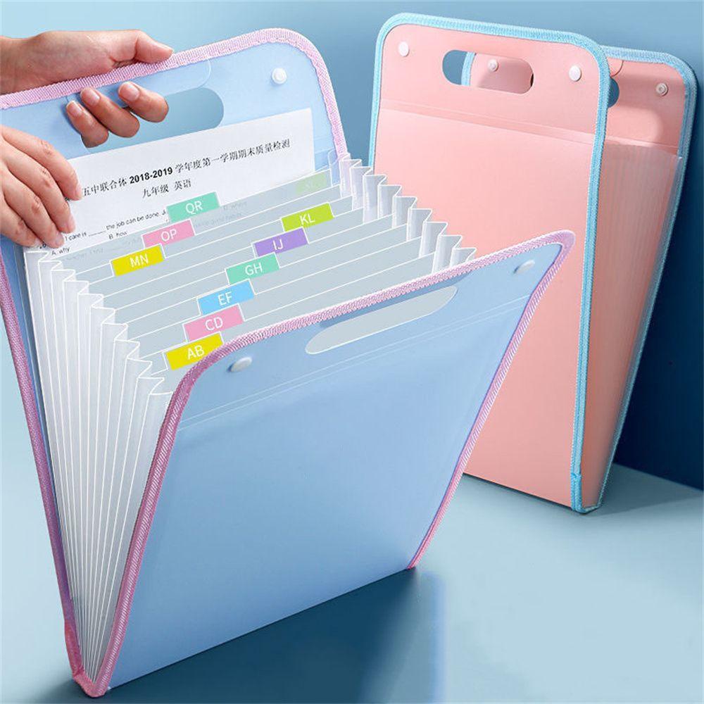 Túi Đựng Tài Liệu Khổ A4 12 Ngăn Dạng Đứng Tiện Dụng