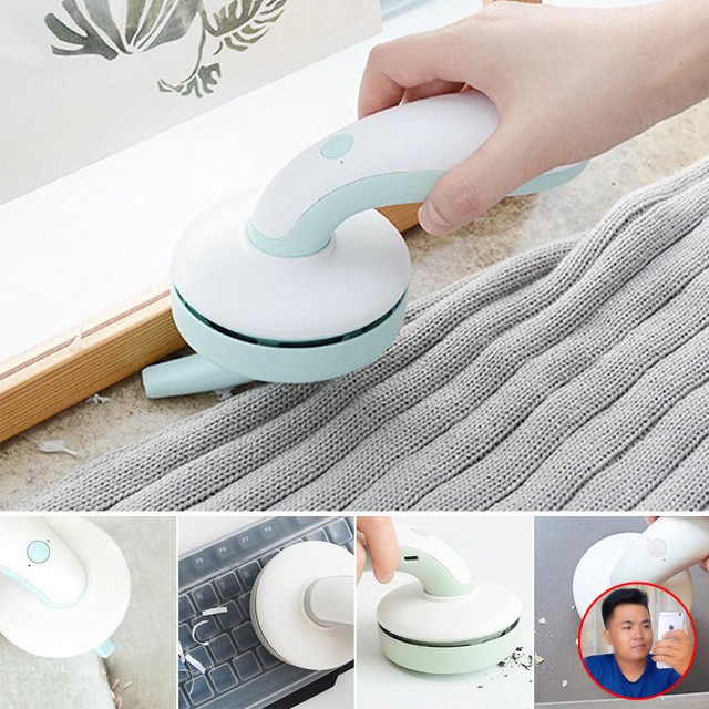 Máy hút bụi mini cầm tay tiện dụng trong văn phòng, oto, gia đình. Vệ sinh bàn làm việc, máy tính