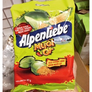Kẹo alpenliebe xoài non muối ớt gói 87g