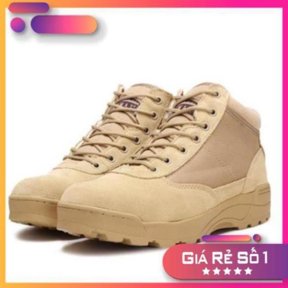 [Sale 3/3] Giày Đặc Nhiệm SWAT Cổ Lửng - Giầy Boot Phượt Leo Núi Sale 11 -op1 "