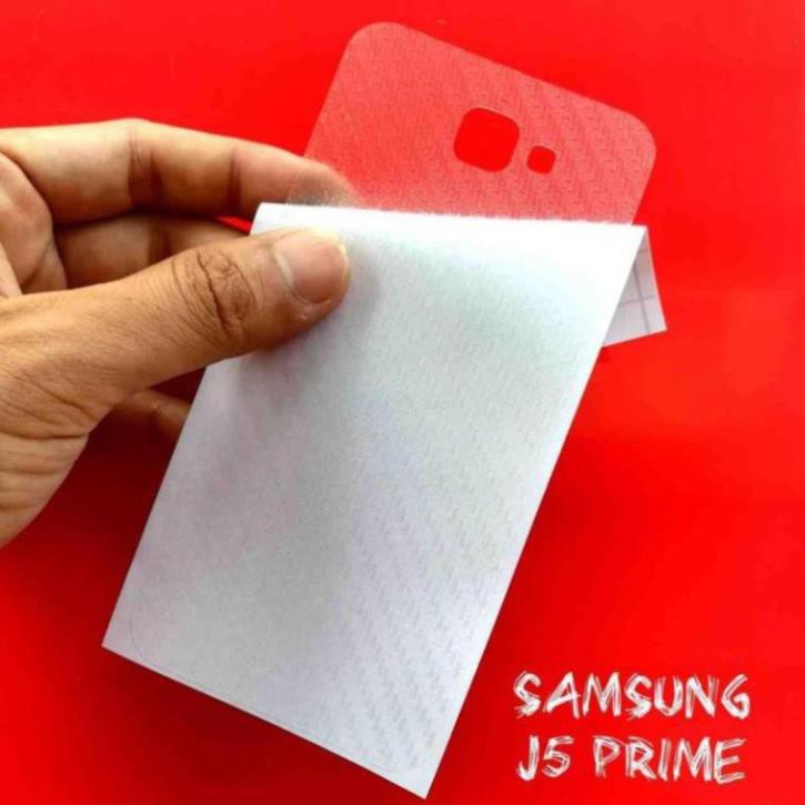 Combo 10 Miếng dán cacbon chống xước mặt lưng Samsung J5,J5 2016,J5 Prime .