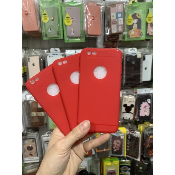 ốp dẻo đỏ iphone 6 , 6s (4.7 inch)