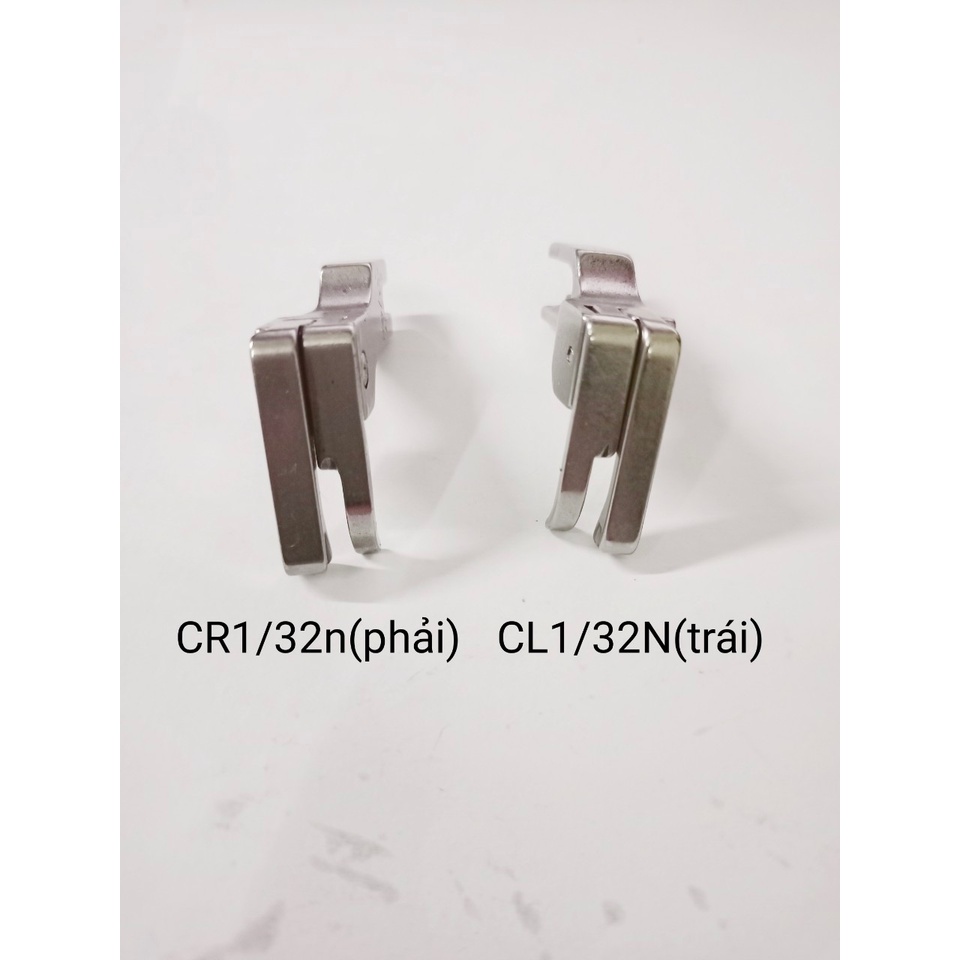 Chân vịt sắt mí trái / phải 1mm (CR1/32N &amp; CL1/32N) dùng cho máy may công nghiệp