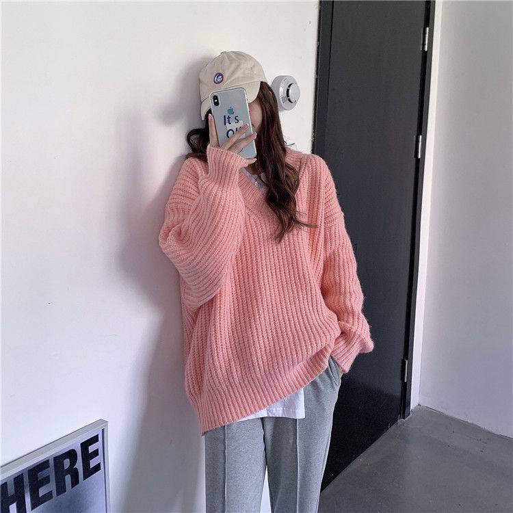 Áo Sweater Dáng Rộng Thiết Kế Mới Thời Trang Dành Cho Mùa Thu