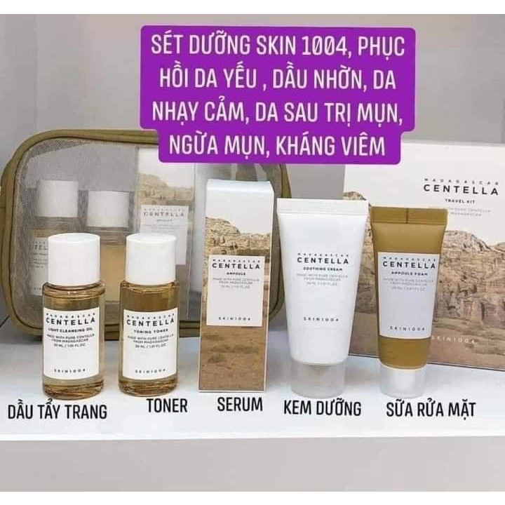 Kem Dưỡng Ẩm Da Rau Má Skin1004 Madagascar Centella Phục Hồi Da, Skin 1004 Soothing Cream Cho Da Dầu GentsOfficialStore