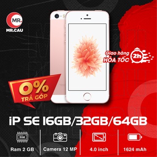 Điện thoại IPhon SE 2016 ( 16GB 32Gb 64Gb ) iP 5SE Bản quốc tế CHIP A9 2 nhân Tốc độ CPU 1.8 GHz RAM 2 G Full HD - MRCAU
