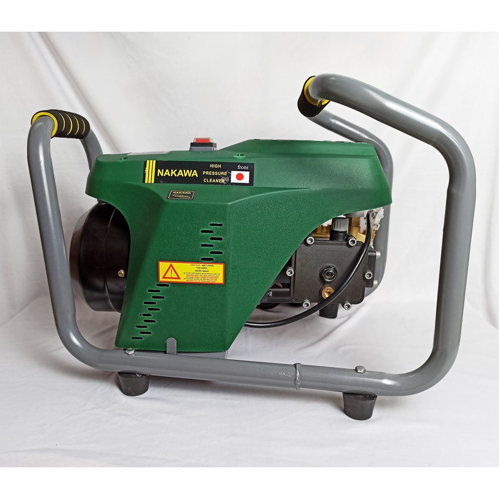 Máy rửa xe Nakawa NK2300, Công suất 2300W, motor dây Đồng, Tặng kèm 4 đầu phun, Áp lực cực mạnh đánh bay mọi vết bẩn