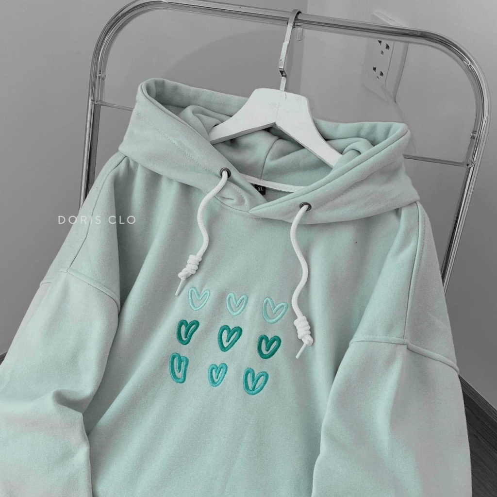 ÁO KHOÁC HOODIE NỮ FOM TO BỰ MÀU XANH HOT HÈ 2022 (MẪU MỚI)