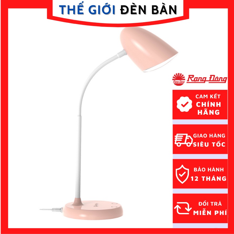 Đèn Bàn Học Chống Cận Rạng Đông 4 màu ánh sáng, thay đổi cường độ sáng 3 mức độ Model RD-RL-38.PLUS