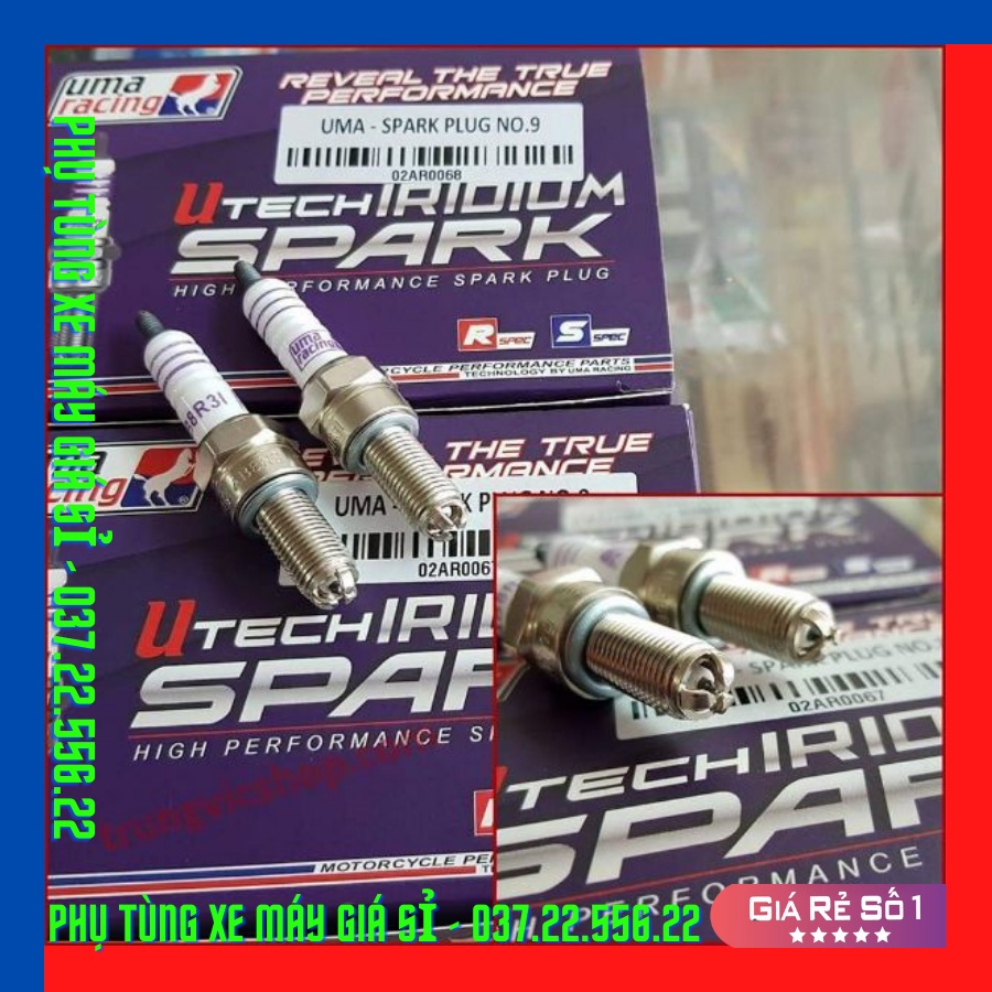 Bugi Uma Racing 3 chấu công nghệ mới. Dành cho tất cả dòng xe