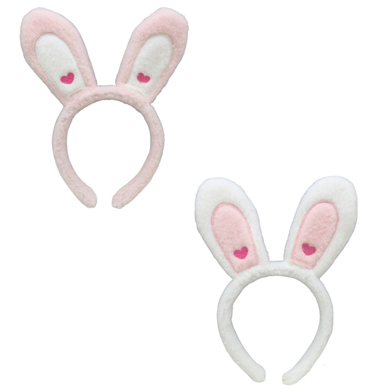 Flgo Băng Đô Cài Tóc Hình Tai Thỏ Dễ Thương Siêu Bền Tiện Dụng Cho Nữ