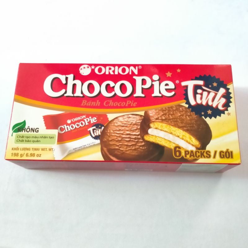 Bánh Chocopie hộp 198 g vị truyền thống