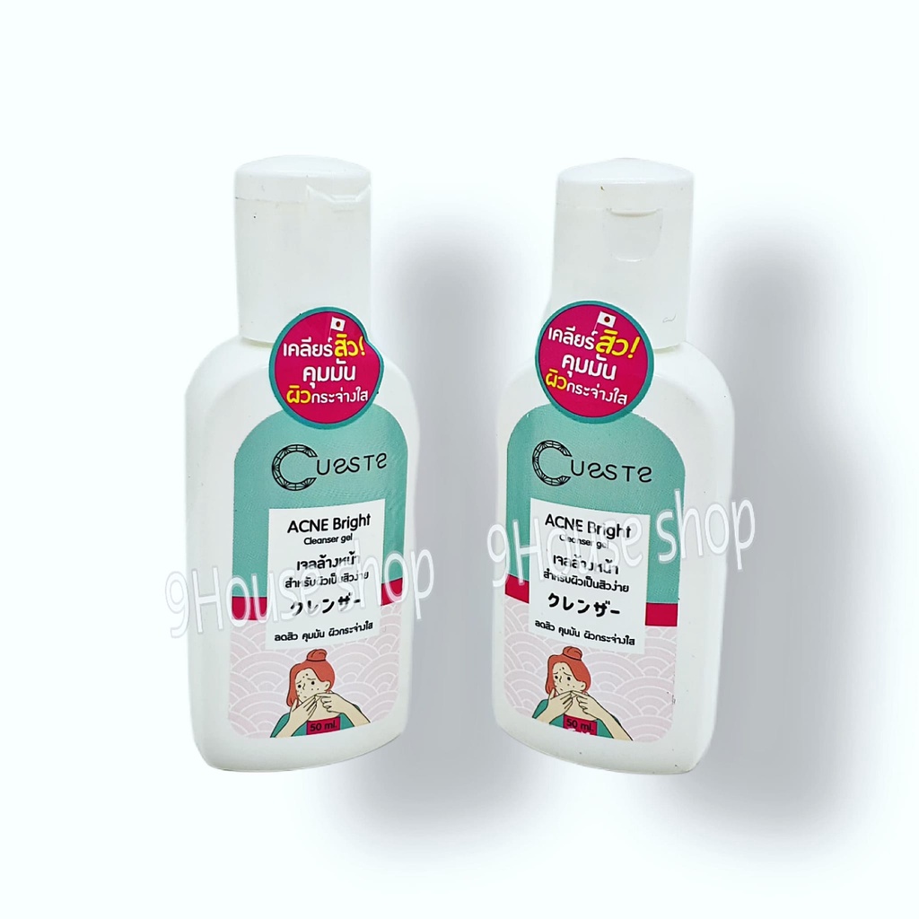 01 Gel Rửa Mặt Dành Cho Da Mụn và Da Dễ Bị Mụn Cueste Acne Bright Thái Lan