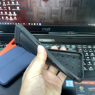 Ốp lưng Realme 6 Pro Giả da chống sốc Auto Focus