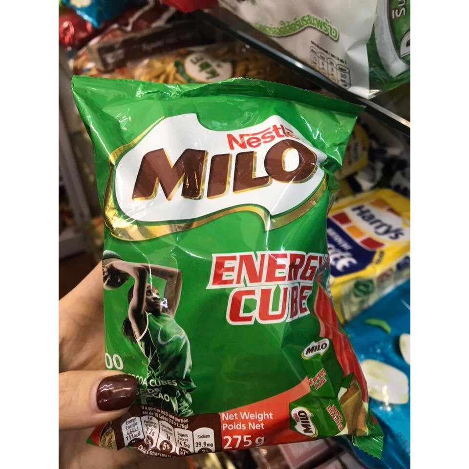 Kẹo Milo Cube Thái Lan 100 Viên/1 Gói, Siêu Thơm Ngon
