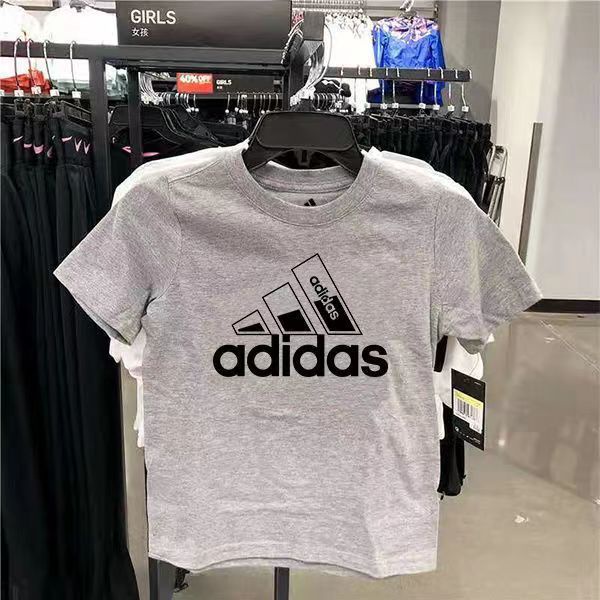 Áo Thun Adidas Ngắn Tay Thời Trang Năng Động Cho Bé