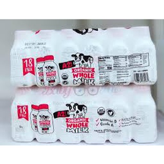  Thùng 18 hộp Sữa tươi fullcream A2 organic whole milk USA 240ml 
