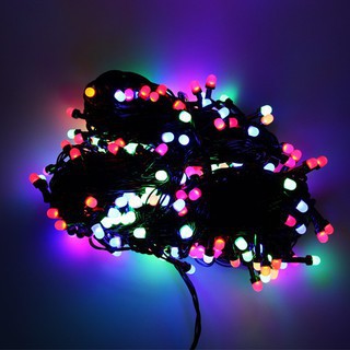CUỘN ĐÈN NHÁY 50M TRANG TRÍ QUẤN CÂY NGOÀI TRỜI BÓNG LED KIM CƯƠNG