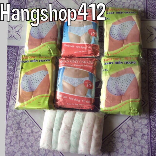 Quần lót giấy Hiền Trang