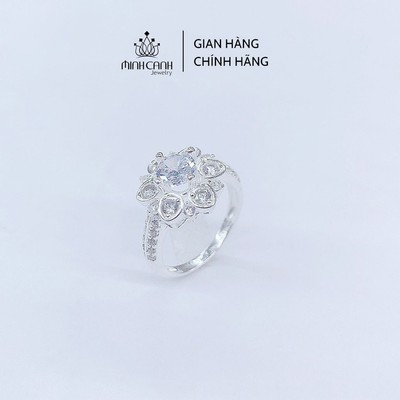Nhẫn Bạc Nữ Hoa Sen Quốc Hoa - Minh Canh Jewelry