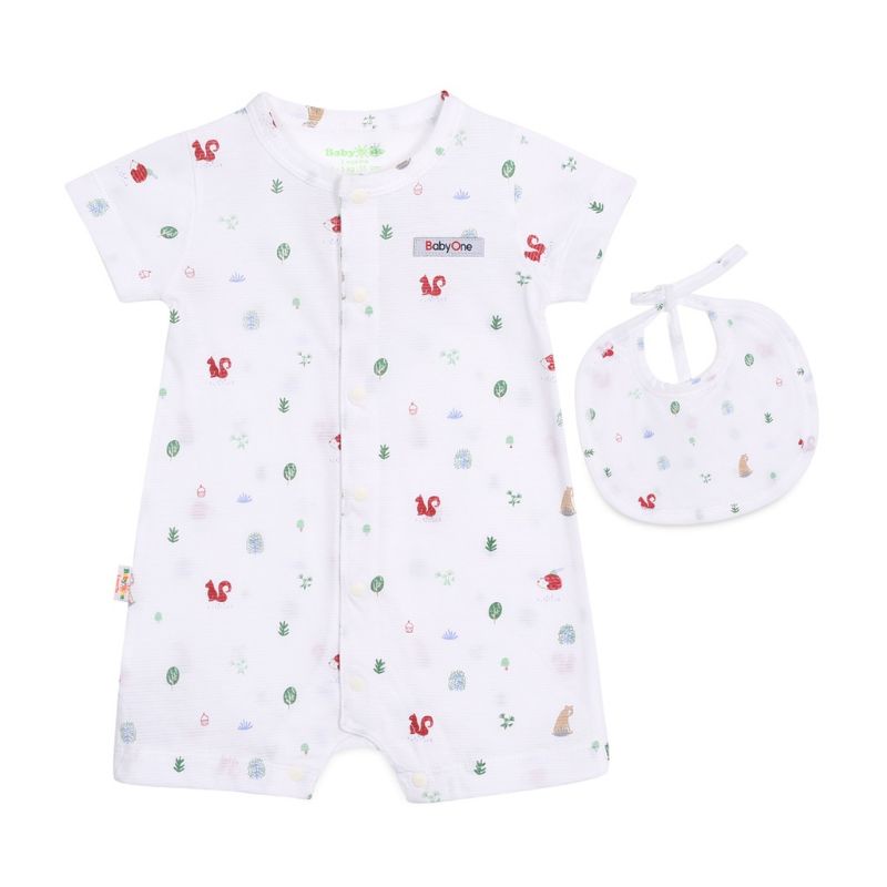 NHIỀU MÀU- Size 3-12tháng Bé 4-11kg SET BODY LIỀN QUẦN ĐÙI KÈM YẾM BabyOne