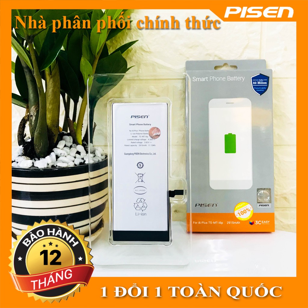 Pin iPhone 6 plus - Chất lượng cao - Chính hãng Pisen