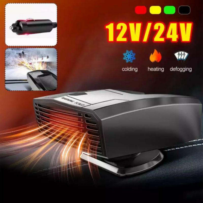 Sấy kính ô tô 2 in 1 vừa chống bám sương vừa làm máy sưởi mini trong ô tô