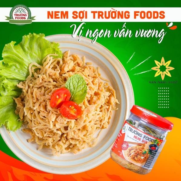 Nem Sợi Trường Foods Đặc Sản Thịt Chua Thanh Sơn Phú Thọ Hộp 250Gr Đặc sản Việt
