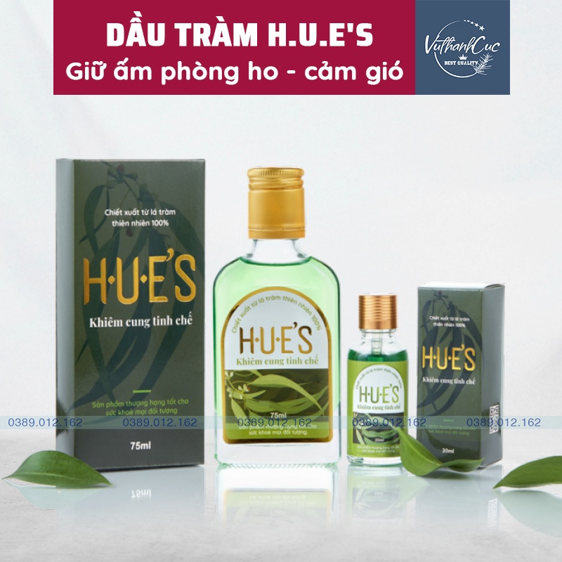 Dầu Tràm H.U.E'S (Huế) - Khiêm Cung Tinh Chế [CHÍNH HÃNG]