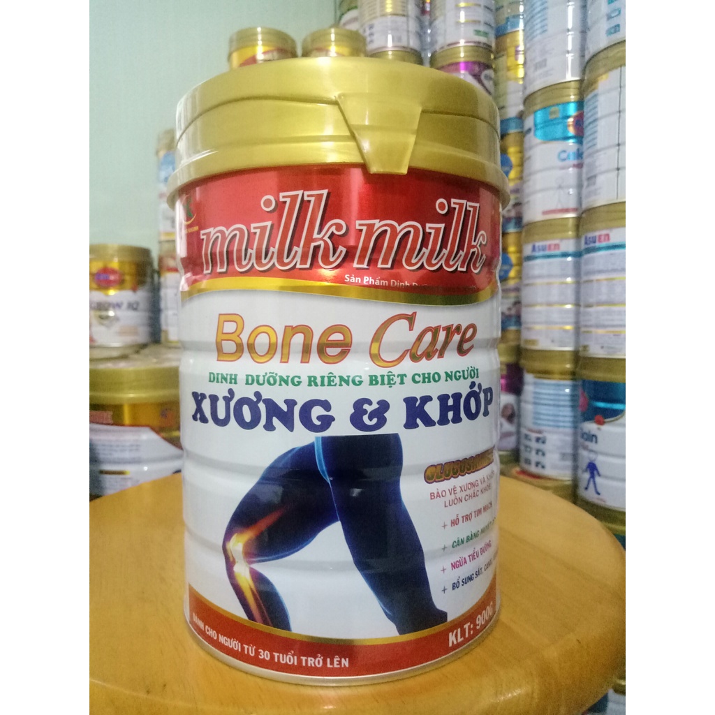 Sữa xương khớp 900g - Sữa dành cho người bệnh xương khớp lon 900g - ngừa loãng xương, tiểu đường cho người già