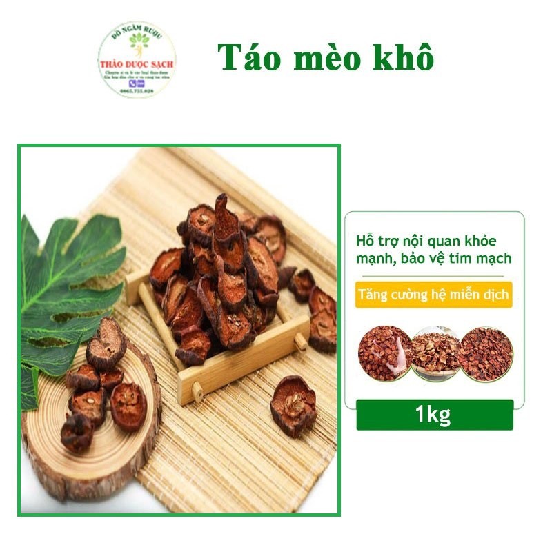 Táo Mèo Khô Hàng Chuẩn 🍀 Ăn Ngon - Dễ Ngủ 🍀 hàng đẹp ( 1KG )