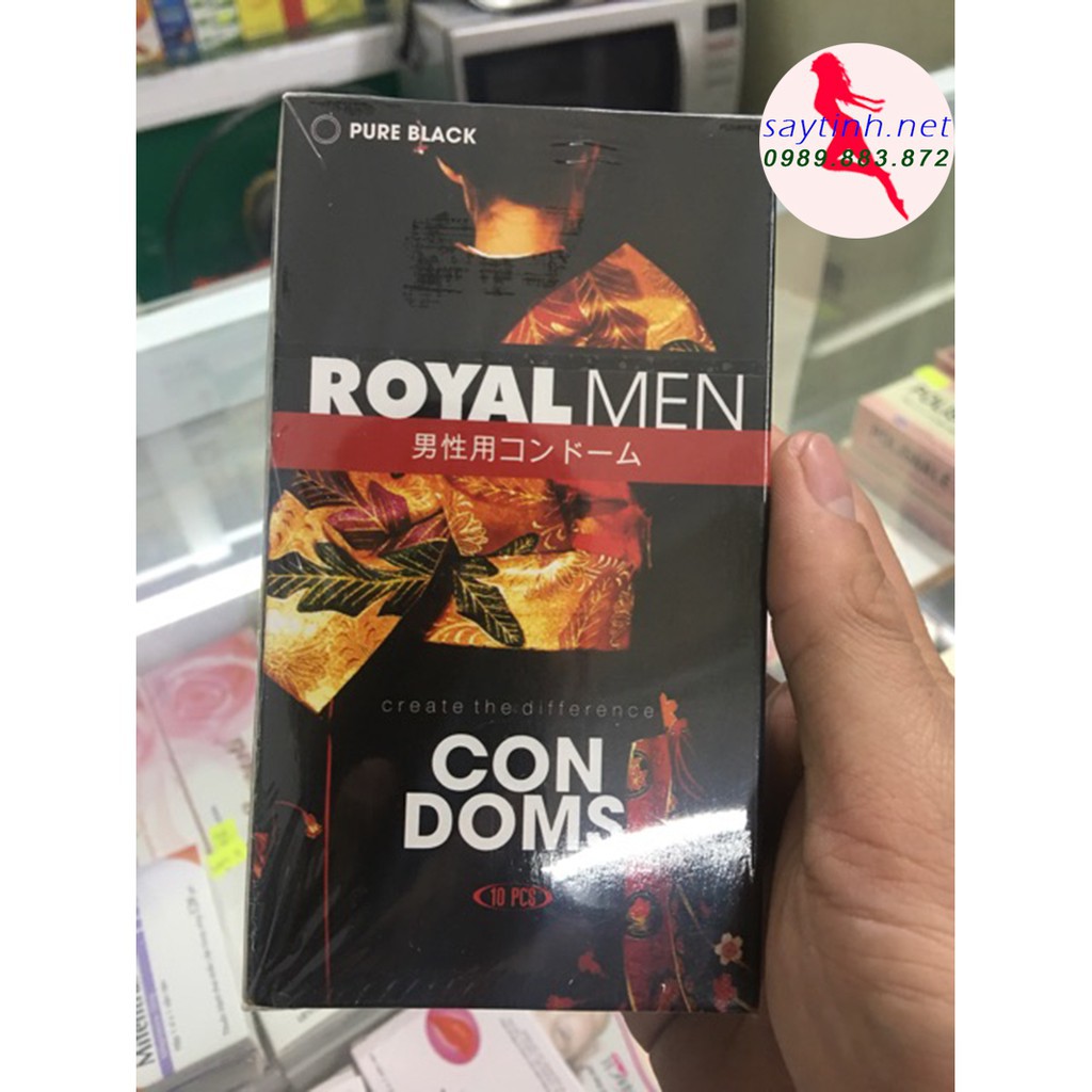 [Shopee mall][ Nhật bản] hộp 10 bao cao su Siêu gai Royamen