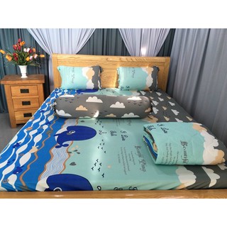 Bộ Drap Thun Hàn Quốc mát lạnh cực hot