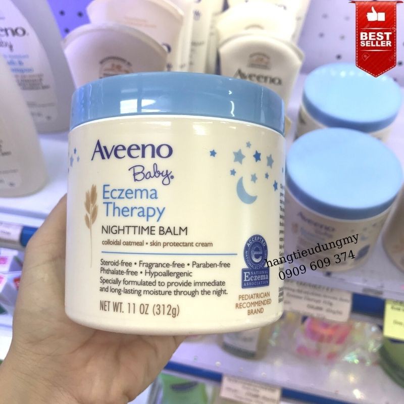 Kem hỗ trợ giảm chàm Aveeno Eczema baby Therapy 312g