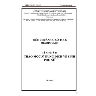 Dung Dịch Vệ Sinh Phụ Nữ Thảo Mộc 37